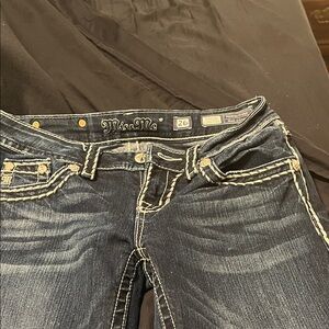 Miss Me Women's Dark Blue Boot Cut Jeans